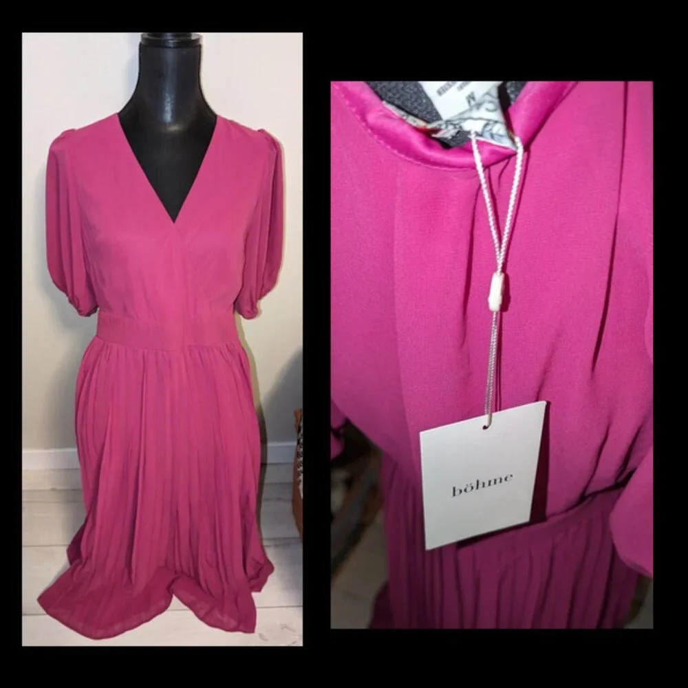 Bohme A. Calin by Flying Tomato Magenta Mother of Bride Special Ocasion Dress M